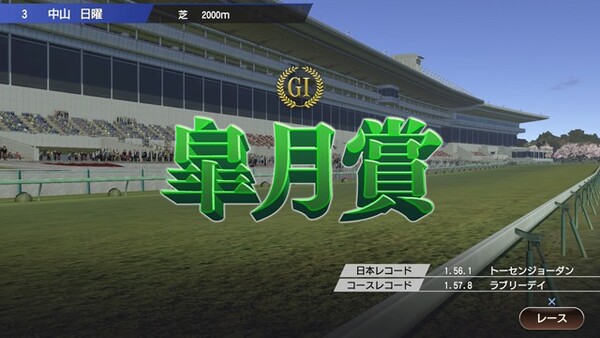 このゲーム画面のように、満員の観衆がレースを盛り上げる日常が早く帰ってきますように!