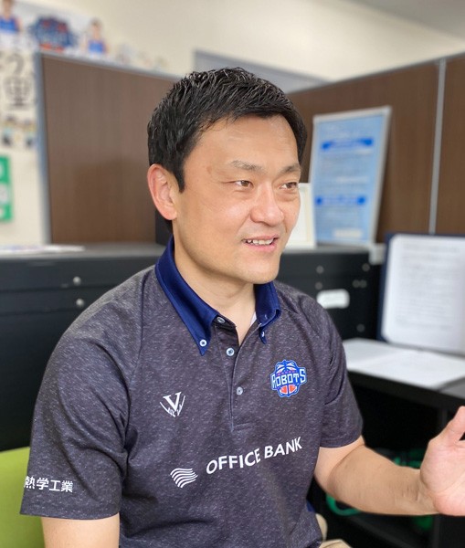 株式会社茨城ロボッツ・スポーツエンターテインメントの山谷拓志代表取締役社長
