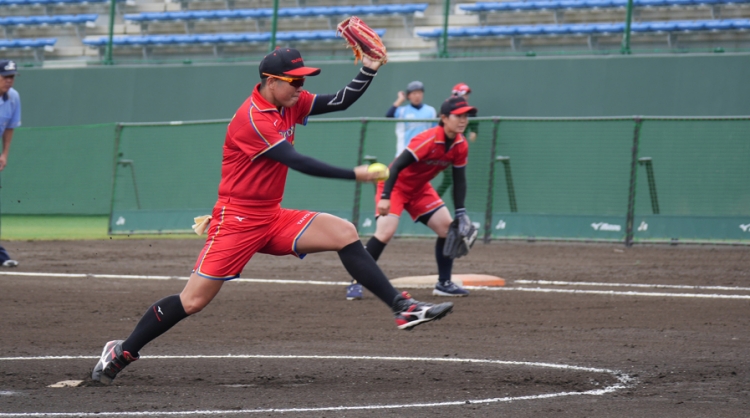 太陽誘電ソルフィーユ 第8節宇都宮大会戸田中央総合病院メディックス戦 原田のどか 尾崎望良 川村莉沙の３本塁打で序盤に4点 守っては二刀流藤田倭が自身初となるノーヒットノーランを達成 スポーツナビ