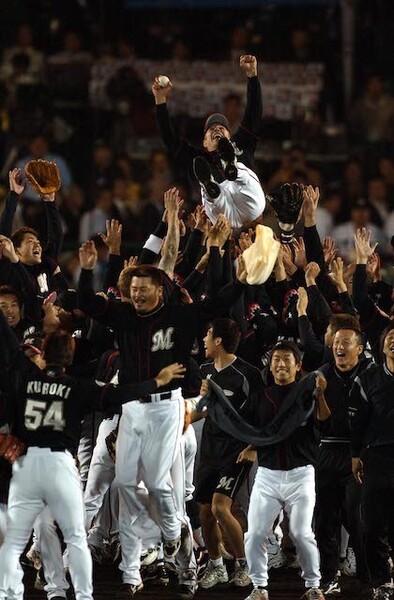 2005年、球団3度目の日本一に輝いた