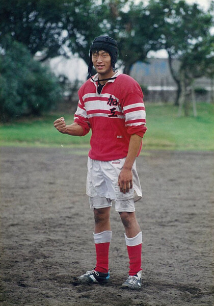 ラグビー部時代の秘蔵写真