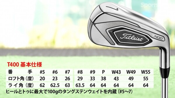 試打計測 飛距離が安定するアイアン タイトリスト T400 アイアン スポーツナビdo 試打計測 飛距離が安定するアイアン タイトリスト T400 アイアン スポーツナビdo