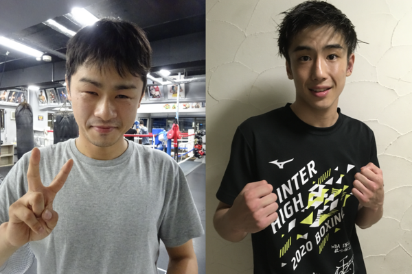 日本人ボクサーで唯一、ダスマリナスと対戦経験がある木村隼人さん(写真左)と井上尚弥のスパーリングパートナーのひとりに指名された木村蓮太朗選手(写真右)に話を聞かせてもらった