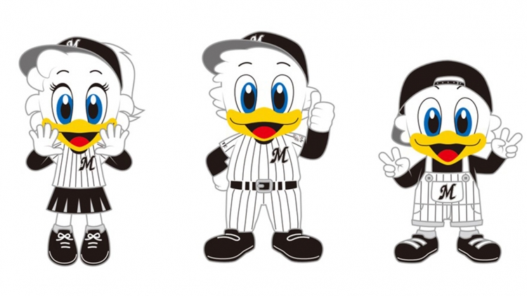 ロッテ球団マスコットのイラストをリニューアル。シンプルなタッチで ..., 画像サイズ:750x421