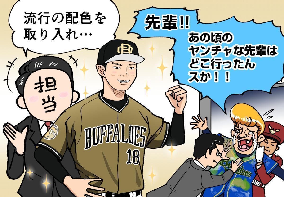 マークがグ オリックス・バファローズ 2015年夏の陣 ユニフォーム 2点セット バージョン