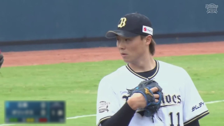 山崎福也が3回無失点の好投！ 降雨コールドでオリックスが勝利【9