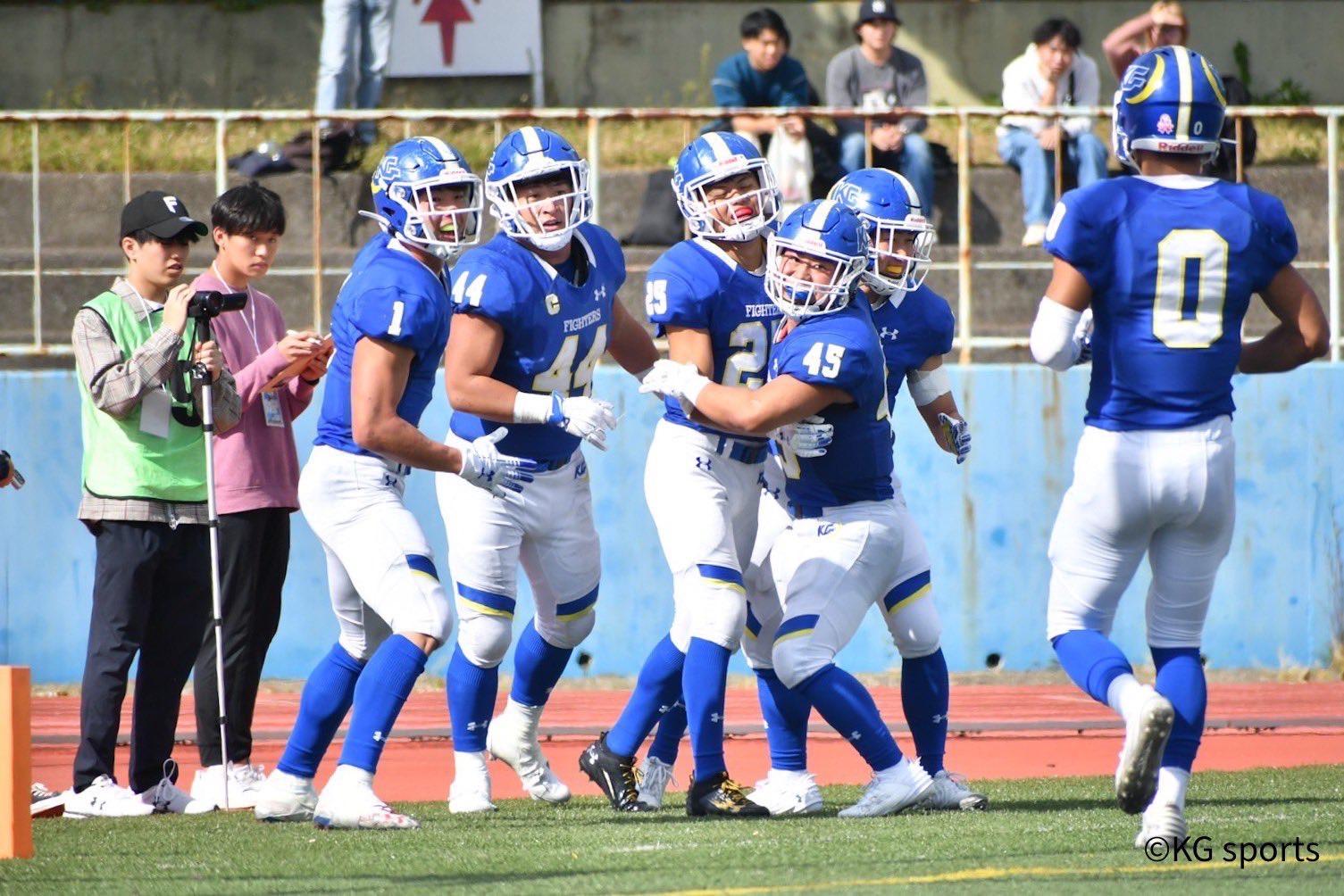 関学アメフト部】秋季リーグ第５節、京大に４５－２０で勝利！ - スポーツナビ