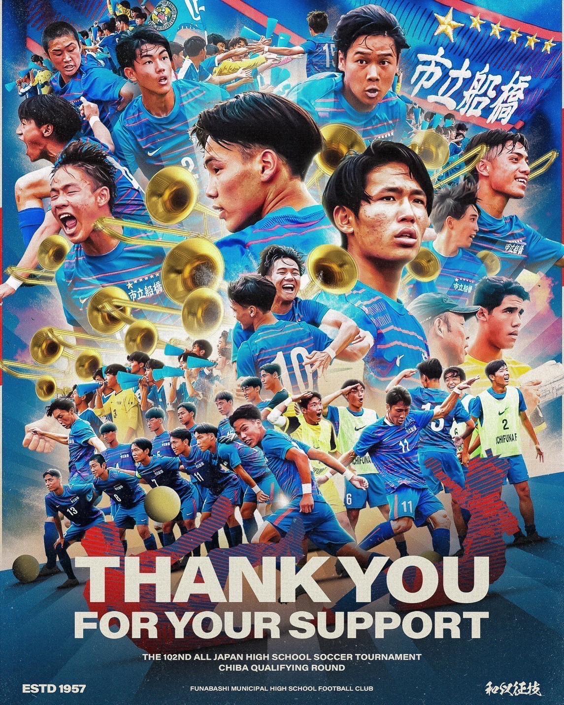 市船・サッカー部】第102回全校高校サッカー選手権千葉県予選