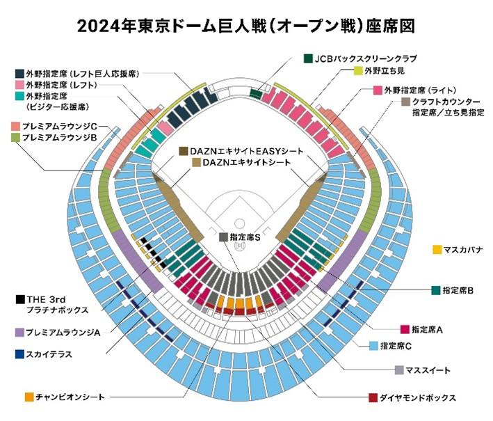 2024年東京ドームオープン戦入場券販売について - スポーツナビ