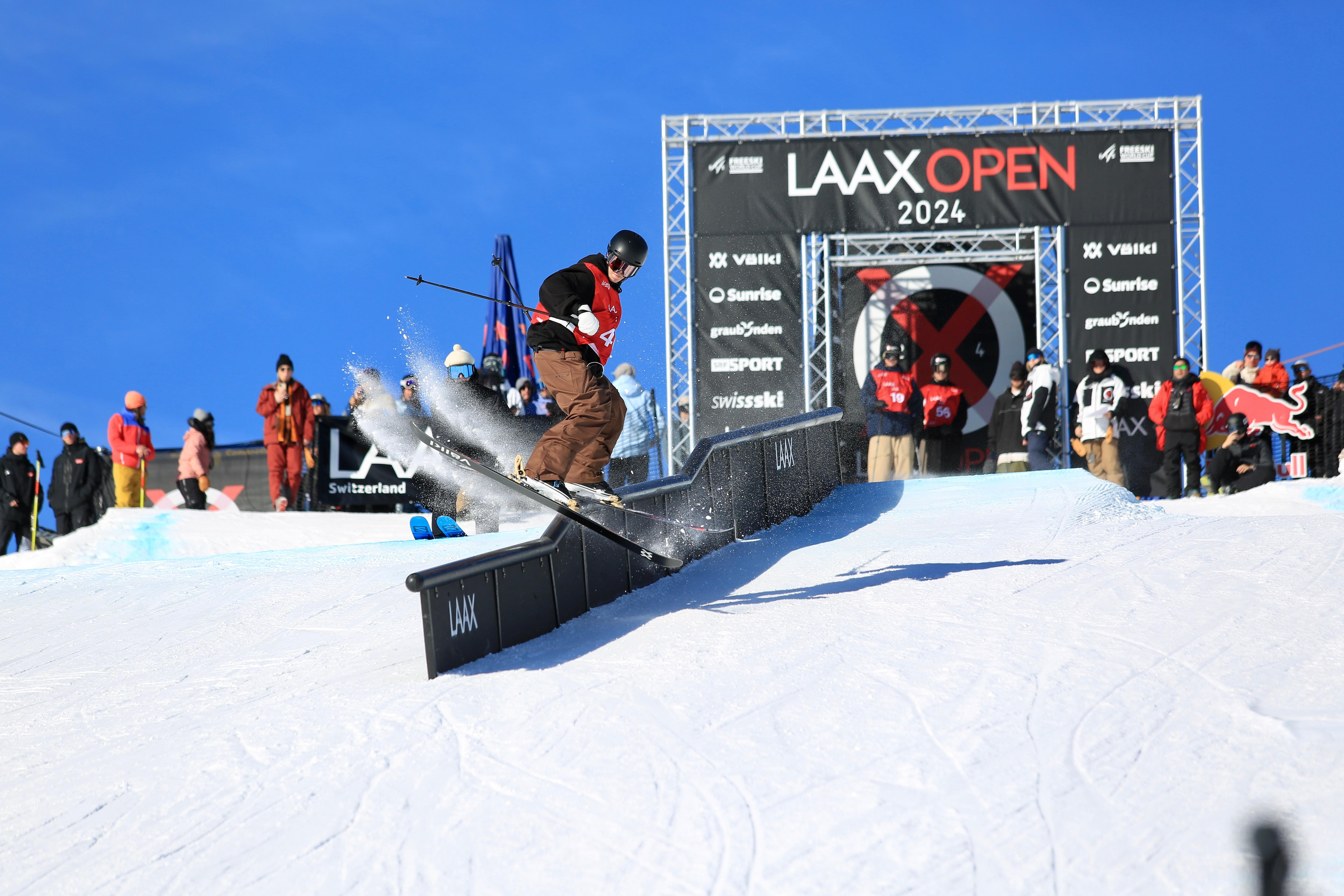 スキー】スロープスタイルスキー ワールドカップ LAAX・スイス大会