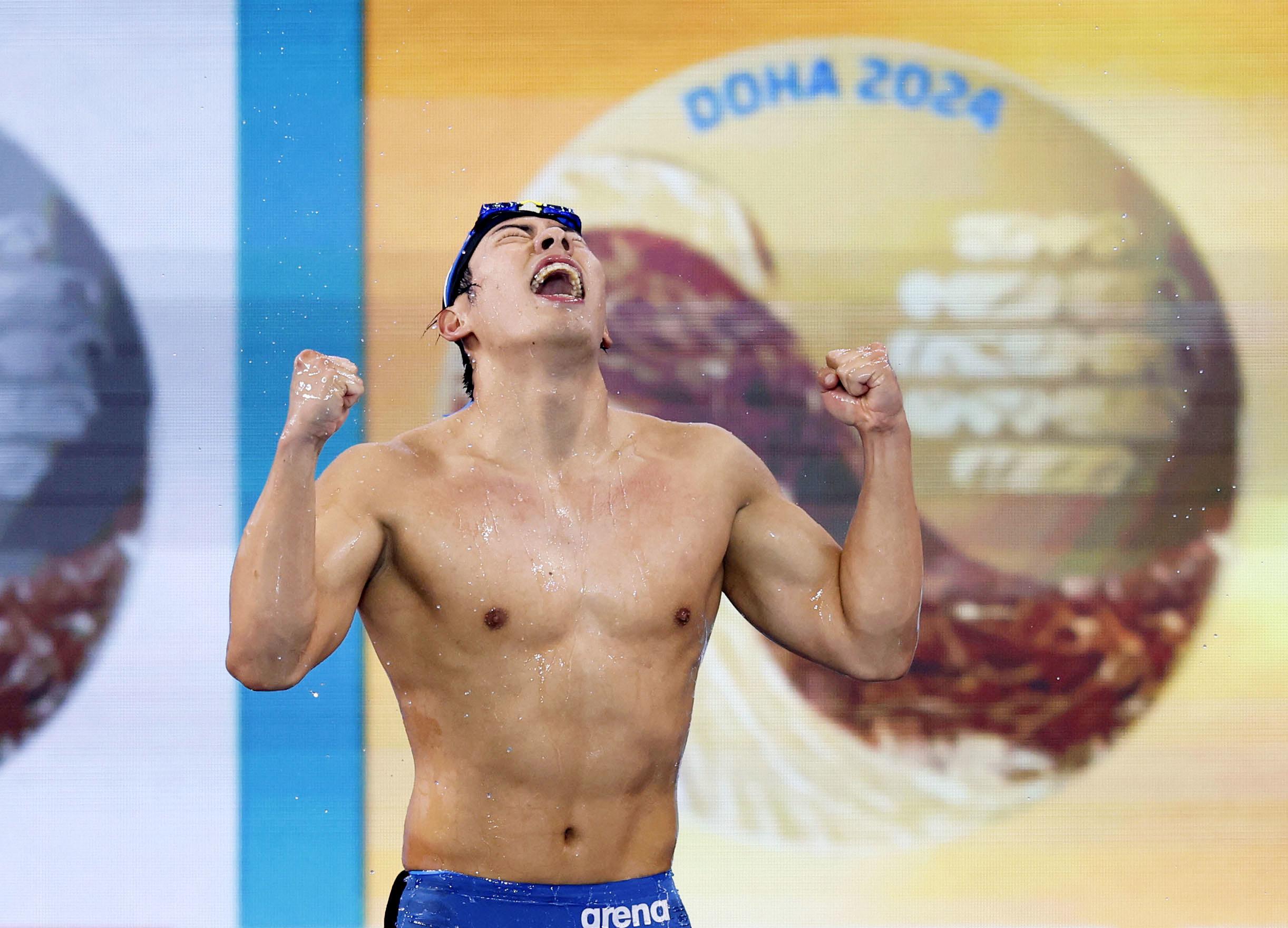 【世界水泳】本多灯が日本男子史上初の快挙！！