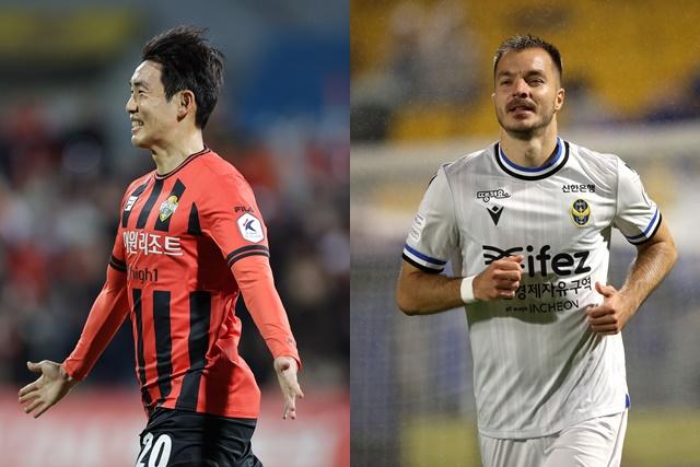 江原ユン・ソギョン＆仁川ムゴシャ、Kリーグ1ラウンドベスト