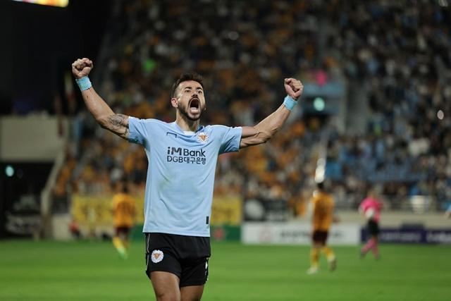 大邱FCのセシーニャ、KリーグラウンドMVP選出！ベストイレブンは