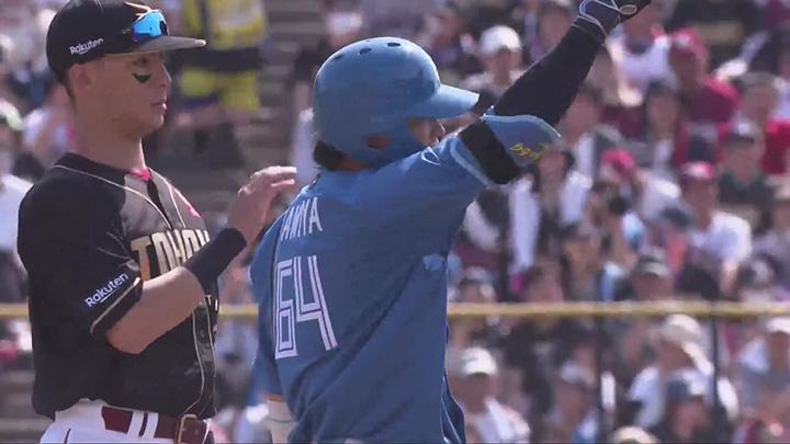 田宮裕涼が攻守に躍動 2本の適時打＆盗塁阻止 - スポーツナビ