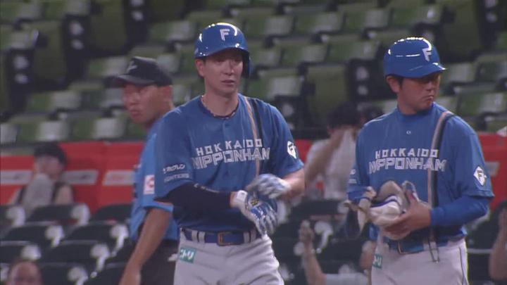 日ハム　松本剛選手　7点セット 北海道日本ハムが10安打7得点で勝利 松本剛は3安打2打点【7/3 二