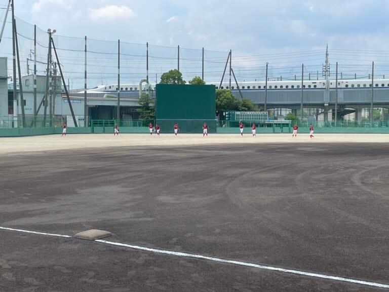 【北陸高等学校・硬式野球部】関大北陽高校でのグラウンド調整練習 - スポーツナビ