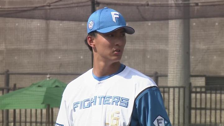 北海道日本ハムファイターズ 16 達孝太 両面等身大タペストリー 達 孝太 | 選手名鑑 | 北海道日本ハムファイターズ