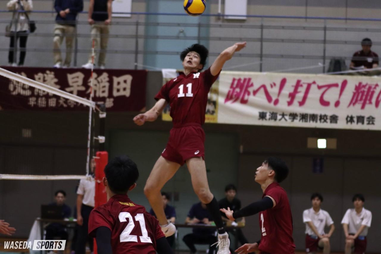 早大男子バレー部 全勝優勝達成！ 歓喜の表情で秋季リーグを終える - スポーツナビ