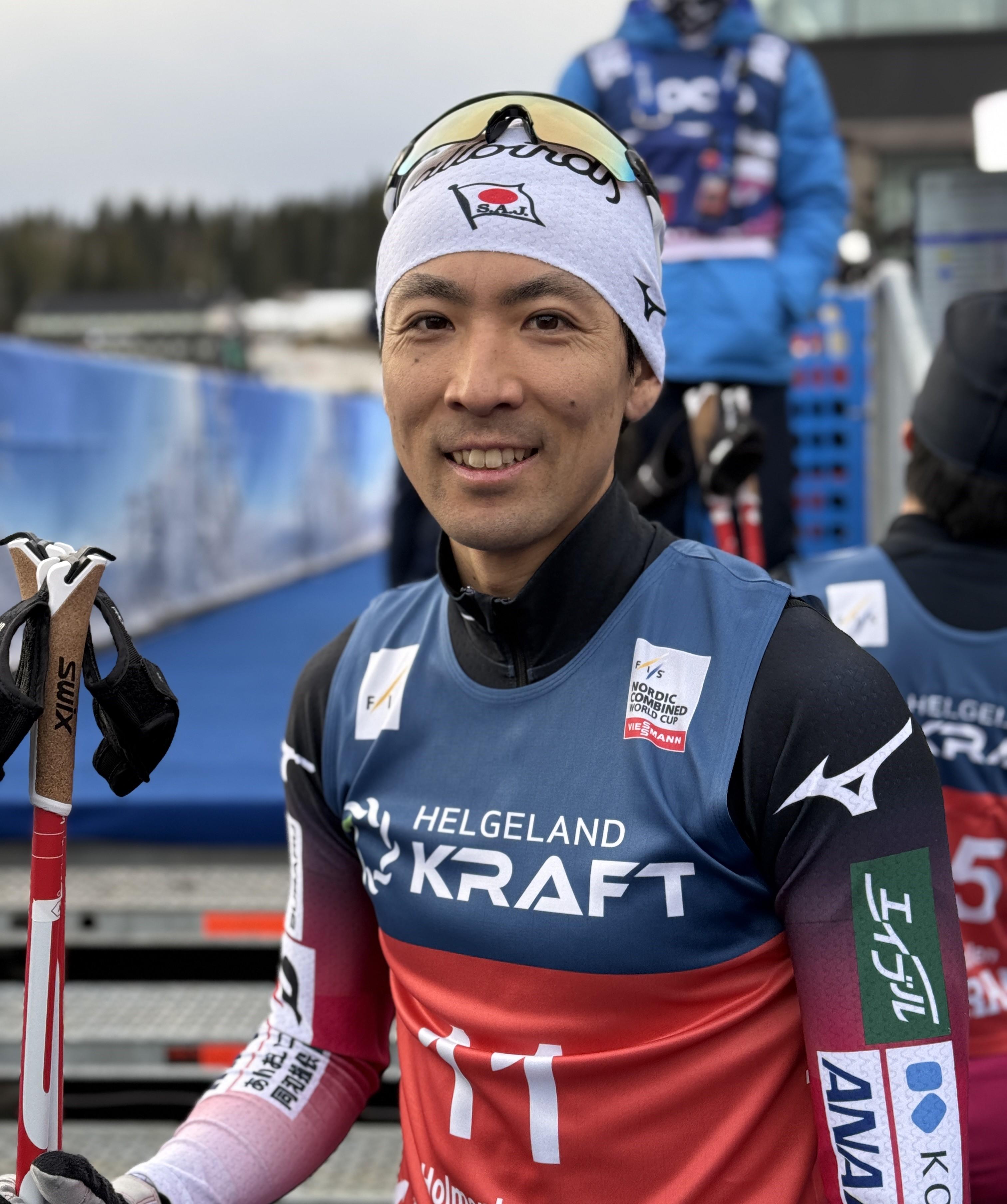 スキージャンプ クロスカントリー ノルディック ゼッケン 渡部暁