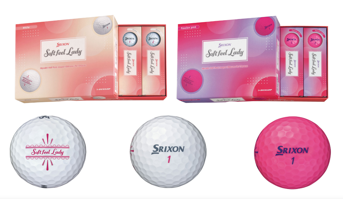 ゴルフボールNEW「スリクソン SOFT FEEL LADY」新発売 ～高弾道