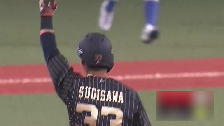 オリックス・杉澤龍がプロ初打点 先発起用に応える先制打