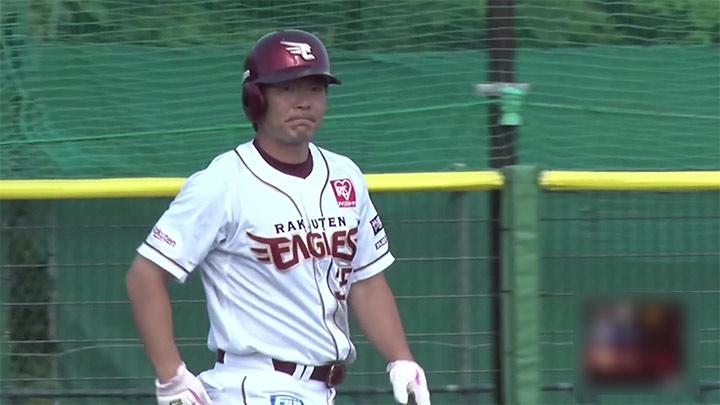 島内宏明が決勝の適時三塁打 犬鷲が燕に連勝【6/18 二軍試合結果