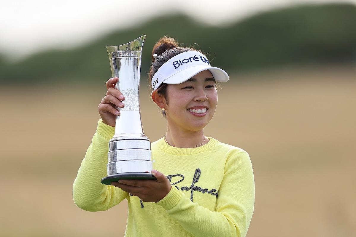 女子プロゴルフサイン集 全英オープン優勝　山下美夢有サインあり 女子プロゴルフサイン集 全英オープン優勝 山下美夢有サインあり