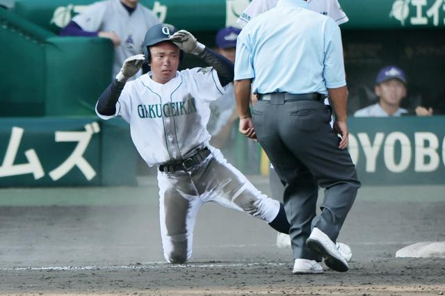 九回二死、代打で初打席　岡山学芸館の行田主将「まだ終わらせない」