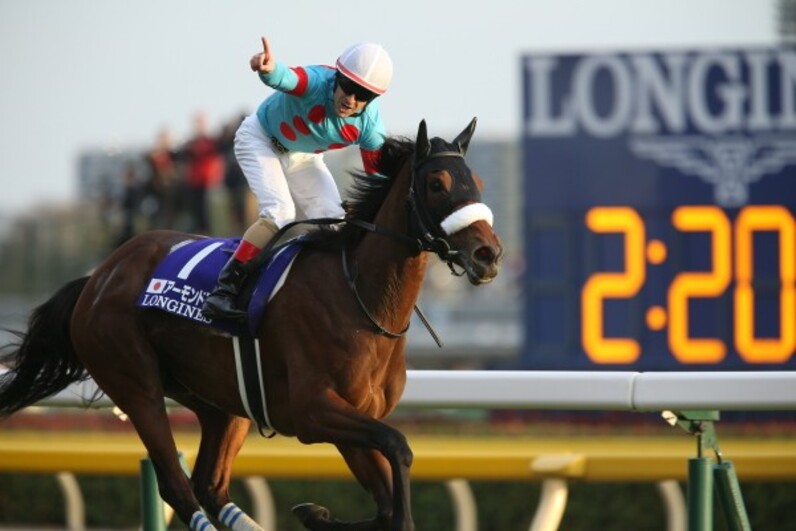 ジャパンカップ　ルメール　サイン　ミニゼッケン　競馬 アーモンドアイ