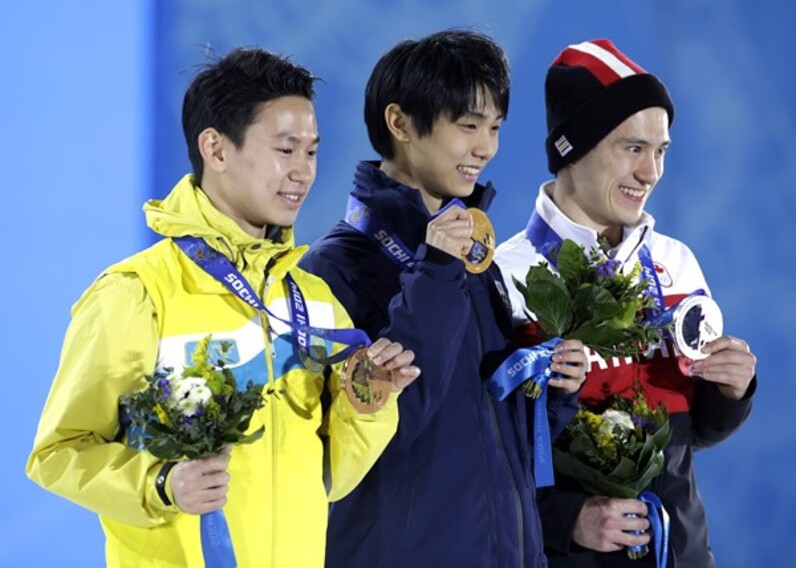 羽生結弦「みんなの思いがこもったメダル」＝セレモニー後