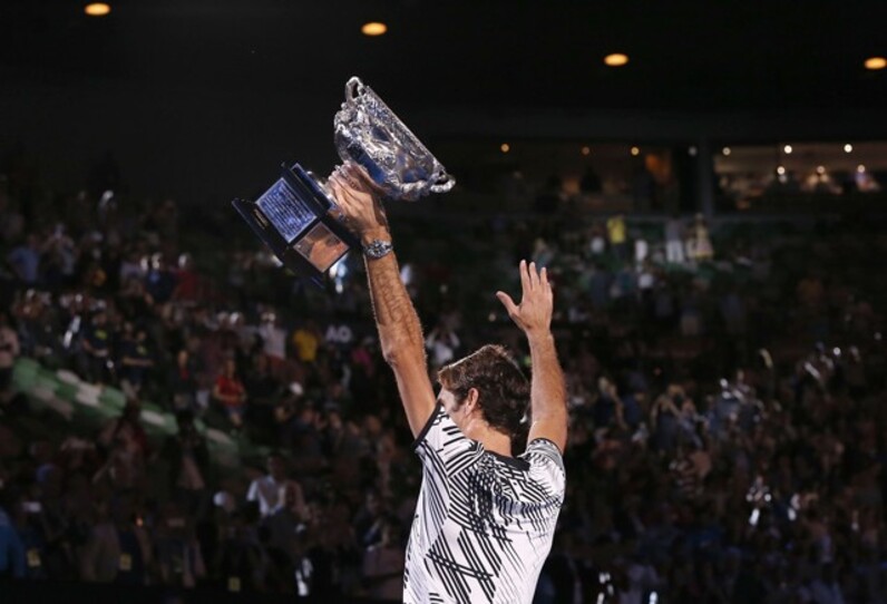 ナダル有利の予想を跳ね返したフェデラー 史上2位の高齢戴冠も「来年