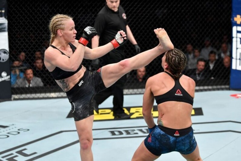 UFC】シェフチェンコがアイをノックアウト、女子フライ級王座初防衛