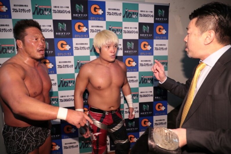 ノア】拳王まさかの裏切り GHCタッグ剥奪で杉浦と結託 丸藤は