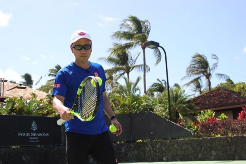 男子テニス　チャンピオン　証明書付き　マイケル・チャン 　直筆サイン入りフォト 男子テニス チャンピオン 証明書付き マイケル・チャン 直筆