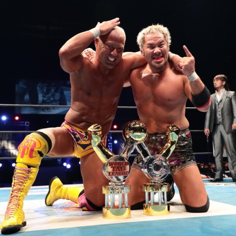 真壁刀義　本間朋晃　プロレス　カスタムフィギュア プロ格ヒーローズ 真壁刀義 本間朋晃 新日本プロレスタッグ