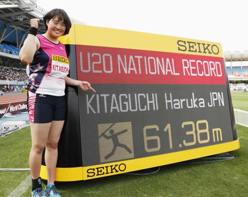 長身　素人 競技転向３年後に日本歴代２位に 身長179cmの女子やり投げホープ北口榛花 - スポーツナビ