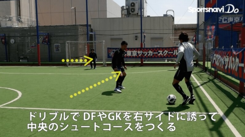 Fc東京石川直宏流 カットインシュート 右サイドからのテクニックを伝授 スポーツナビ