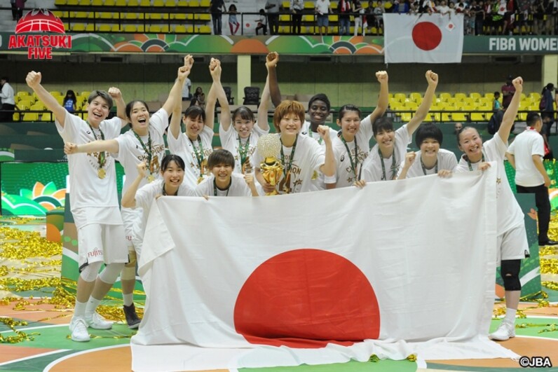 Fiba女子アジアカップ 決勝 日本 71 68 中国 4連覇達成 信じられなかったですが 本当に感無量 Mvp本橋菜子選手 スポーツナビ