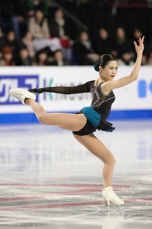 ファインダー越しに見た【宮原知子】頭のてっぺんからエッジにまで表情が - スポーツナビ