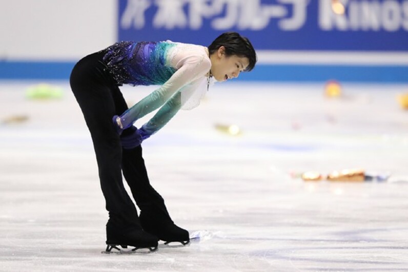 羽生挽回の１位「昨日は寝付けなかった」 ２位宇野、今季は「上の方で