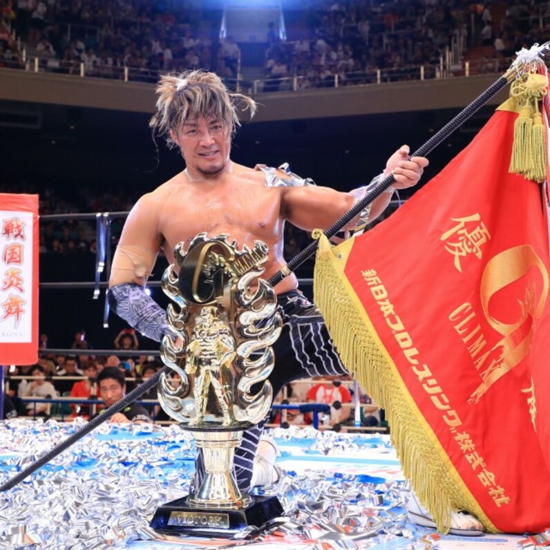 新日本プロレス】棚橋が飯伏に勝利し３年ぶりのＧ１制覇 「逸材、完全 