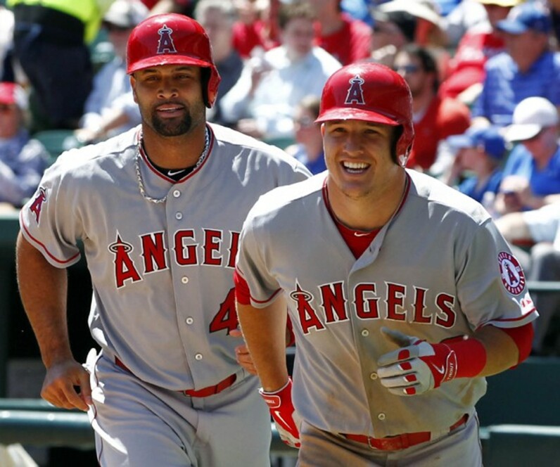 MLB LAエンジェルス 大谷翔平×トラウト×プホルス-