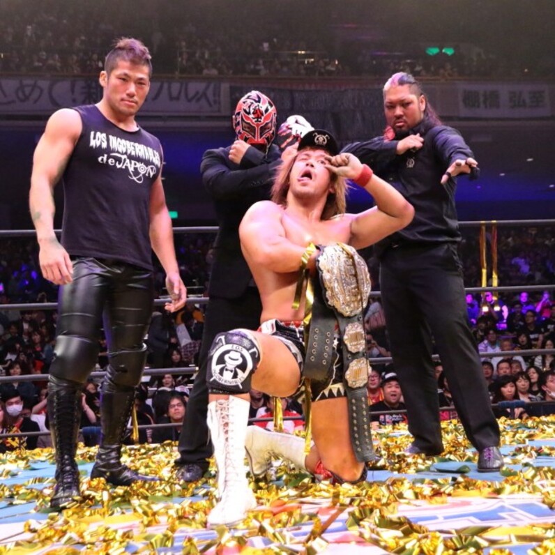 新日本プロレス内藤哲也選手 IWGPヘビー級王座初戴冠記念フォト