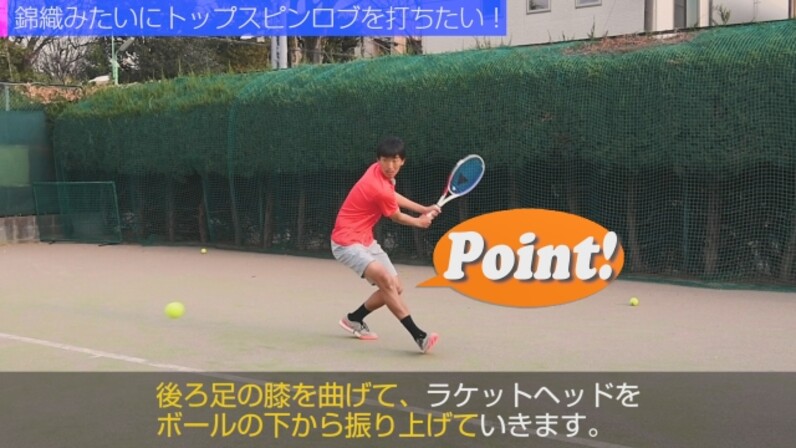 錦織みたいにトップスピンロブを打ちたい トップ選手のプレーから学ぶ スポーツナビ