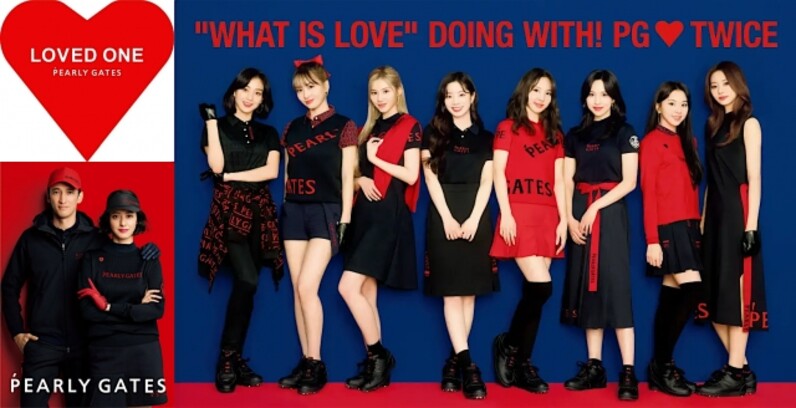 世界的アーティストTWICEとゴルフアパレルブランド「PEARLY