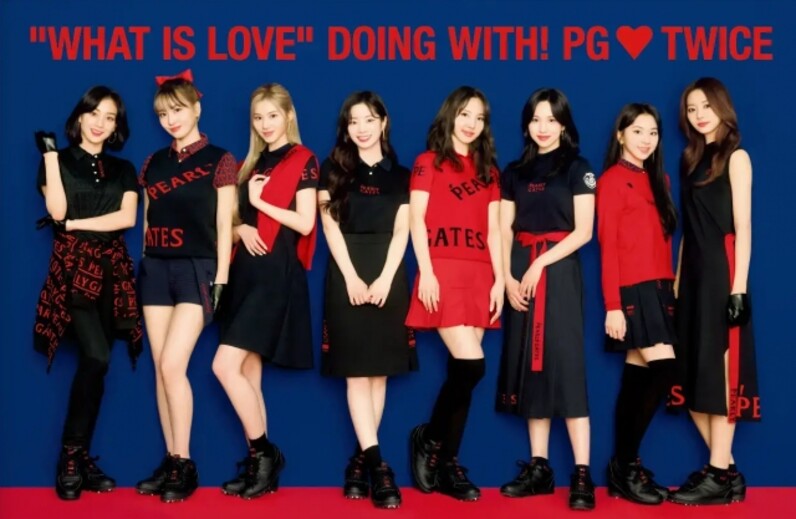 TWICE are selected to be the new models of Pearly Gates