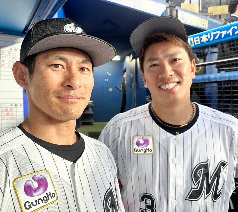 ロッテ 荻野と角中 ベテランの存在感。荻野「一緒に優勝したい