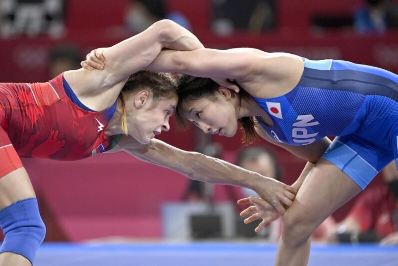 早大・須崎、強い!!! 五輪レスリング女子50キロ級、盤石の決勝進出