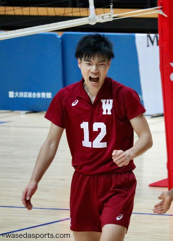 早稲田大学バレーボール練習着 早稲田大学 男子バレーボール部 練習着 Tシャツ 早稲田