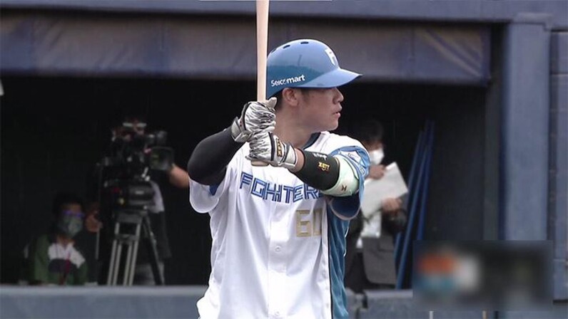 kIKI 日本ハムファイターズ 吉田賢吾選手 硬式木製 日本ハム